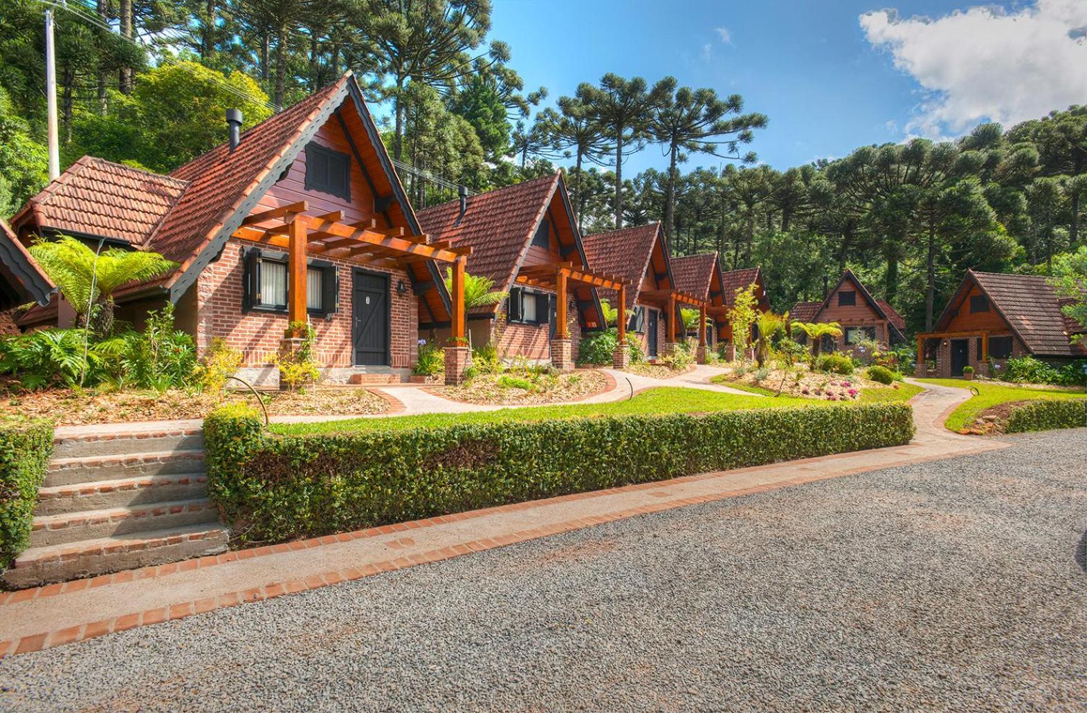 Hotel Fioreze Chales Грамаду Экстерьер фото